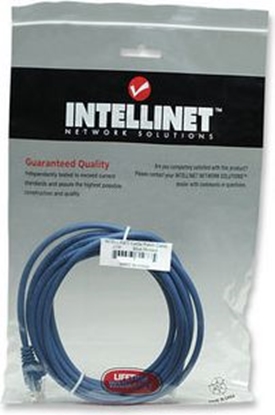 Изображение Intellinet Network Solutions Intellinet 1m Cat6 kabel sieciowy Niebieski U/UTP (UTP)