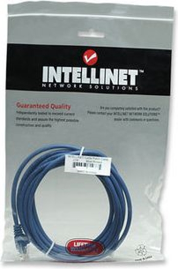 Изображение Intellinet Network Solutions Intellinet 1m Cat6 kabel sieciowy Niebieski U/UTP (UTP)