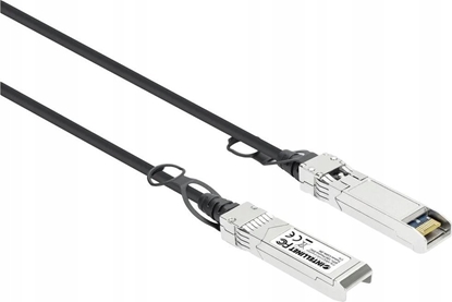 Изображение Intellinet Network Solutions INTELLINET SFP+ 10G Passives DAC Twinax-Kabel SFP+ auf SFP+ 2 m HPE-kompatibel Direct Attach Copper AWG 30 schwarz