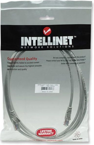 Изображение Intellinet Network Solutions PATCH CORD CAT5E UTP 5,0M SZARY 100% MIED (319812)