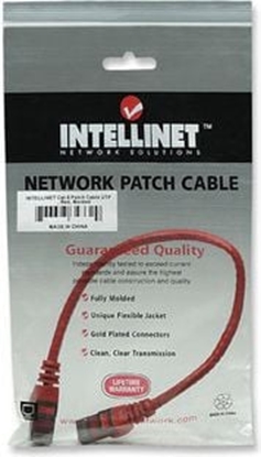 Изображение Intellinet Network Solutions PATCH CORD CAT6 UTP 0,5M CZERWONY 100% MIED (342131)