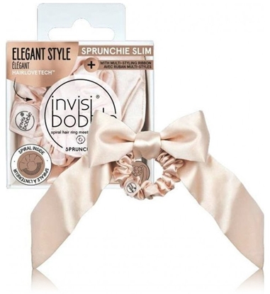 Picture of InvisiBobble Sprunchie Slim Ballerina Bow Hair Elastic