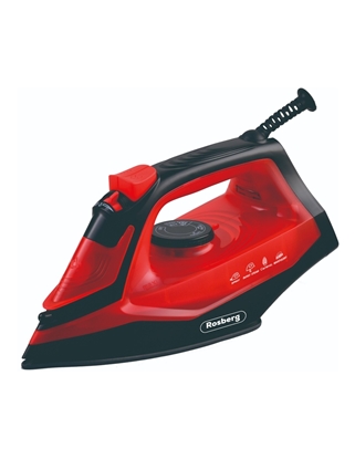 Picture of Iron Rosberg R51050G, 2200W, 160ml., Ceramic plate, Red