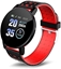 Attēls no iWear Smart Band 119s Plus Fitness Tracker Heart Rate & Sleep Monitor Black Red