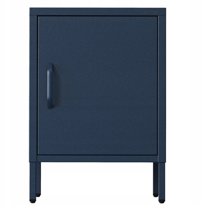 Изображение Jan Nowak Szafka nocna metalowa granatowa Modern MIA, 424 x 595 x 400 mm