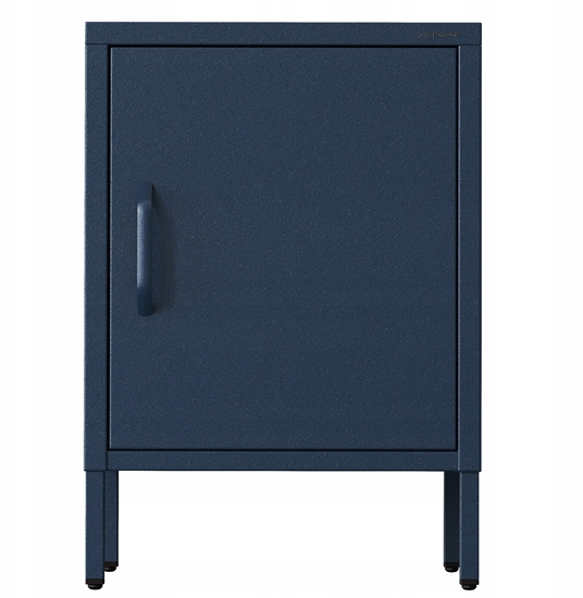 Изображение Jan Nowak Szafka nocna metalowa granatowa Modern MIA, 424 x 595 x 400 mm