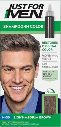 Attēls no Just For Men Gel Color H30 Light Medium Brown