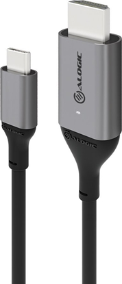 Attēls no Kabel USB Alogic USB-C - HDMI 2 m Czarny (ULCHD02-SGR)