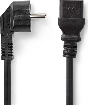 Attēls no Kabel zasilajcy Nedis Nedis CEGL10300BK20 kabel zasilajce Czarny 2 m Wtyczka zasilajca typu C IEC C19