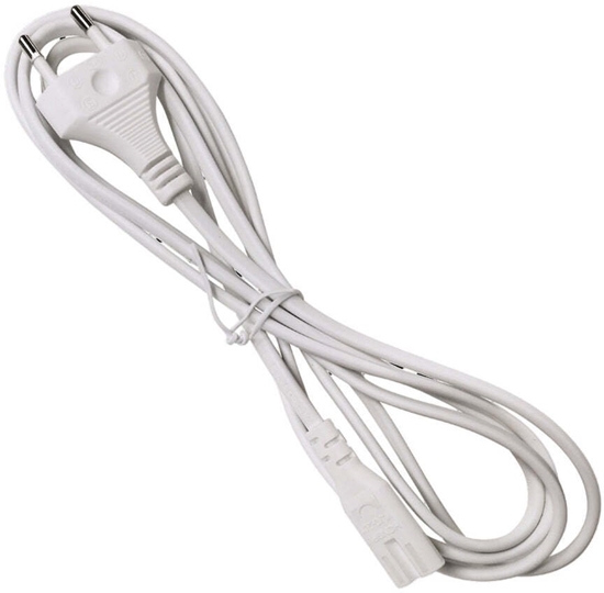 Picture of Kabel zasilajcy Targus HyperJuice - przeduacz zasilania - power IEC 60320 C7 zu NEMA 1-15 - 2 m - biay - Europa