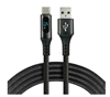 Picture of Kabelis ar LCD displeju | USB – USB-C | 200 cm | Ātrā uzlāde 3A | Dati līdz 480 Mb/s | everActive