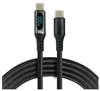 Picture of Kabelis ar LCD displeju | USB-C | 200 cm | Ātrā uzlāde 5.00A / 20V (100 W) | Power Delivery 3.0 | ev