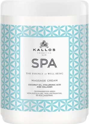 Attēls no Kallos SPA Massage Cream Krem do pielgnacyjnego masau ciaa 1000 ml