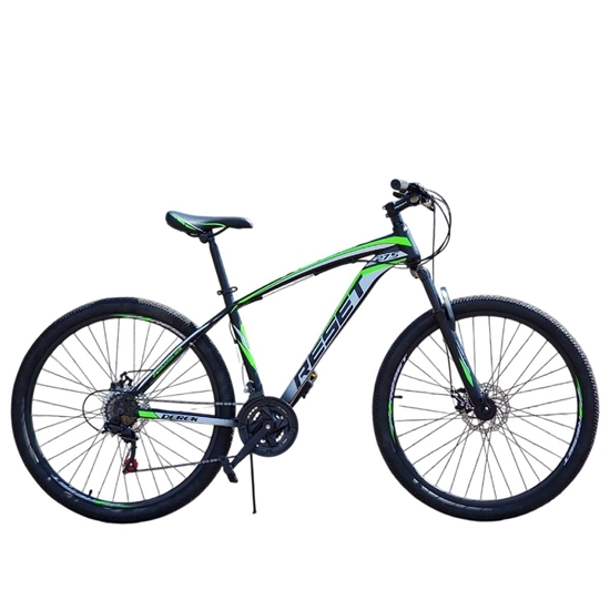 Изображение Kalnu velosipēds Reset Derek Black/Green (Rata izmērs: 27,5 Rāmja izmērs: L)