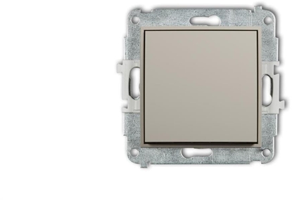 Picture of Karlik MINI Mechanizm cznika krzyowego (jeden klawisz bez piktogramu) taupe 60MWP-6.1