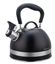 Изображение Kettle with whistle, 1.8L, stainless steel, black, KINGHoff KH 1858