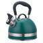 Picture of Kettle with whistle, 1.8L, stainless steel, green, KINGHoff, KH 1855