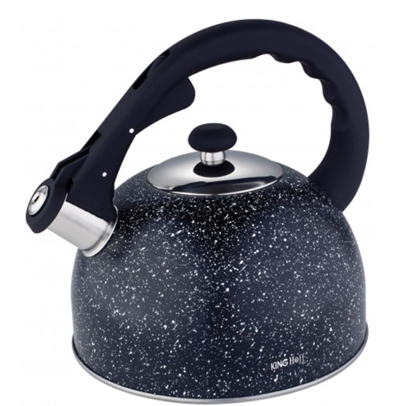 Picture of Kettle, traditional, steel, black-marble, 2.6l Kinghoff KH 1406
