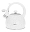 Picture of Kettle, traditional, steel, white-marble, 2l Kinghoff.