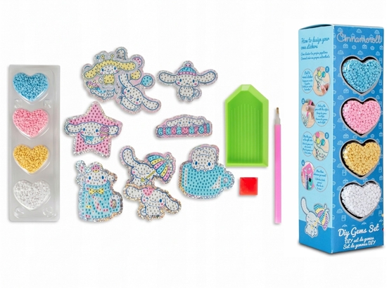Изображение KIDS Zabawki kreatywne Zestaw Mozaika Z Diamentami 12 Naklejek 400 Szt (Cin0018)