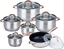 Изображение KINGHoff rose gold cookware set, 12 pieces, KH 1765