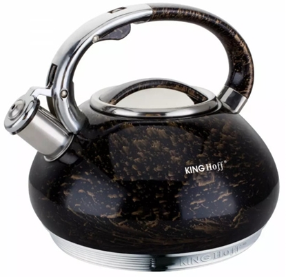 Picture of Kinghoff traditional kettle 3l black and gold, KH 1067