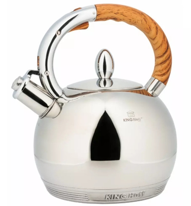 Picture of Kinghoff traditional kettle 3l silver, KH 3778