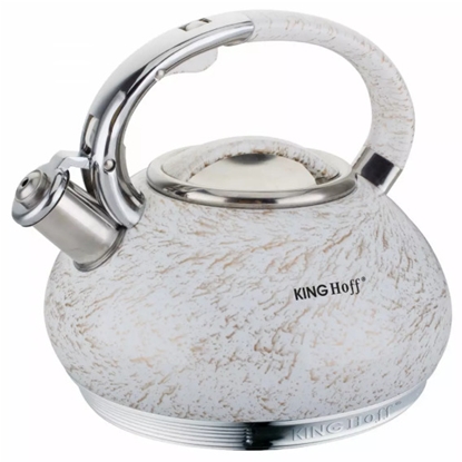 Picture of Kinghoff traditional kettle 3l white-gold, KH 1066