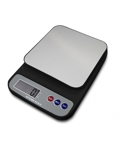 Picture of Kitchen scale Rosberg R51651P, 5kg., 2xAAAbatteries included, LED screen,  Black/grey