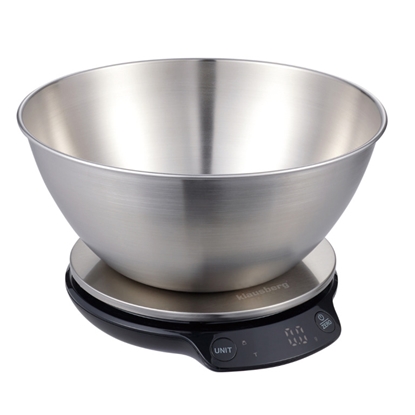 Picture of Kitchen scale with bowl 1.8 L, KLAUSBERG KB 7939