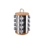 Изображение Klausberg Spice Jar, Steel, Glass, and Bamboo, 17-Piece Set, KB 7553