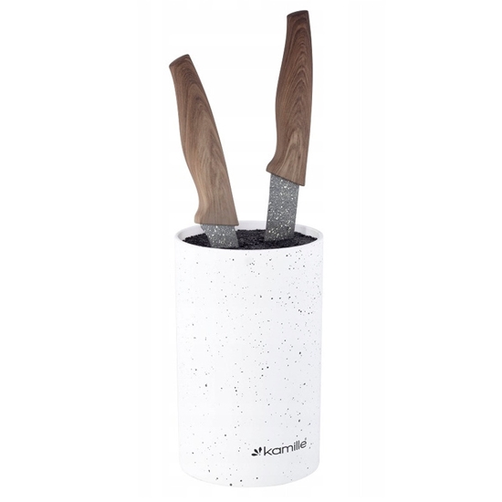 Picture of Knife stand 11×18cm, marble design, 7604, Kamille
