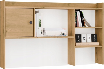 Attēls no Korbi Nadstawka do Biurka 120 cm DB ARTISAN 1 Drzwi Rega Na Ksiki Dokumenty