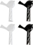 Attēls no Koziol fresh food pegs Piep black/white 4 czci