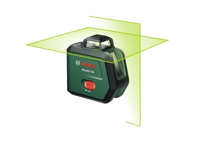 Picture of Krustveida lāzera nivelieris Bosch PLL360-15G; 3,6 V; 1x2,0 Ah akum.