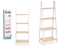 Picture of Ladder rack 4 shelves, bamboo pink, 109.3×40×30 cm, 82768, Berilo