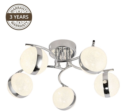 Attēls no Lampa sufitowa Domoletti CEILING LAMP ARCTICA 19010-5 15W LED