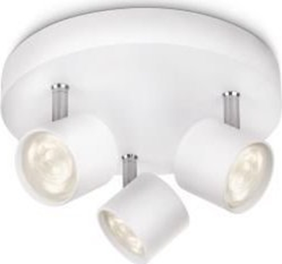 Изображение Lampa sufitowa Philips PLAFON LED STAR 3X4W 230V BIAY IP20 - 562433116