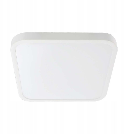 Изображение Lampa sufitowa V-TAC Plafon V-TAC 18W LED Kwadrat 25x25cm Natynkowy IP44 Biay VT-8618 6500K 1830lm