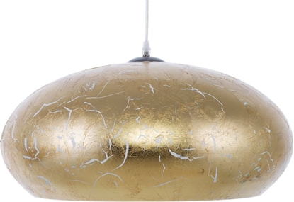 Изображение Lampa wiszca Beliani Lampa wiszca metalowa zota LIMNATIS