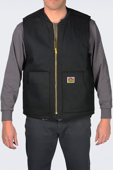 Изображение Lazer Kamizelka Ben Davis Lined Vest Black