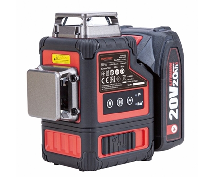 Attēls no Lāzera nivelieris Worcraft CLLS20LiMX; 20 V; 1x2,0 Ah akum.