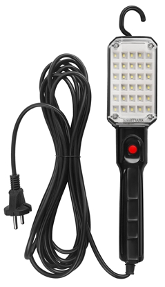 Picture of LED darbnīcas lampa 15W | 30 LED | 5 m vads | magnēts un āķis | 110-220V | KD3493