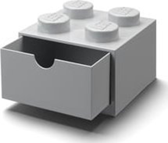 Picture of LEGO Szufladka na biurko klocek LEGO Brick 4 (Szary)