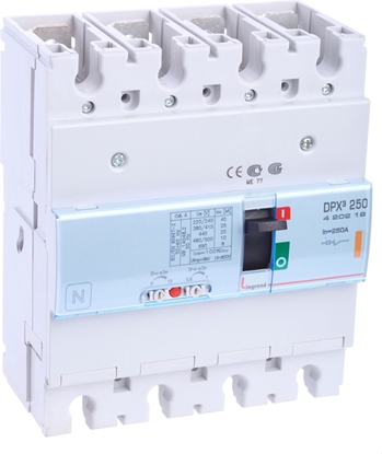 Изображение Legrand Wycznik mocy 250A 4P 25kA DPX3 250 (420219)