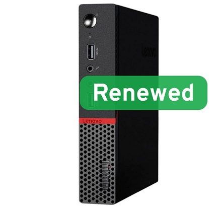 Изображение Lenovo Renewed Grade A | ThinkCentre M715q | AMD Ryzen 5 | 2400GE | 8 GB | SSD | 256 GB | AMD Radeon Vega 11 | Windows 11 Pro