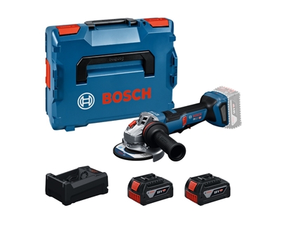 Picture of Leņķa slīpmašīna Bosch GWS 18V-11 PS; 18 V; 2x5,0 Ah akum.