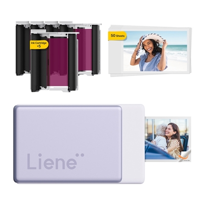 Изображение LIENE Pearl N200 Pro 2x3" Portable Photo Printer (Purple)