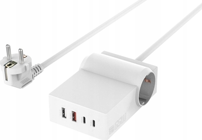 Picture of Listwa zasilajca 4smarts 6 in 1 USB-C/A listwa zasilajca Desk GaN 65W