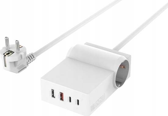 Picture of Listwa zasilajca 4smarts 6 in 1 USB-C/A listwa zasilajca Desk GaN 65W